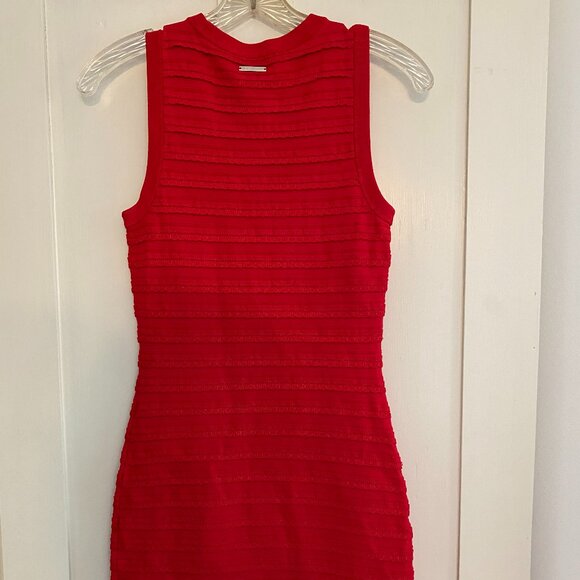 Michael Kors True Red SP 19 Fashion Basics Sleeveless Dress - Picture 2 of 10